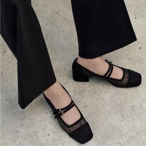 Zara Mesh heeled Mary Jane’s